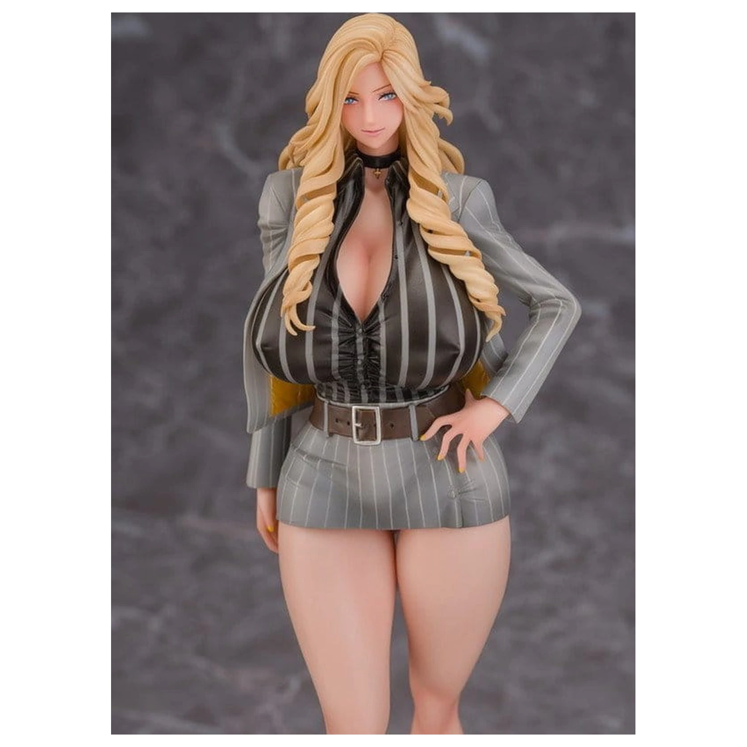 Gal Ane Shachou to Harem Office Figurina PVC 1/7 Nishigori Ai Grey Suit Ver. Wholesome Ver. 26 cm poza produsului