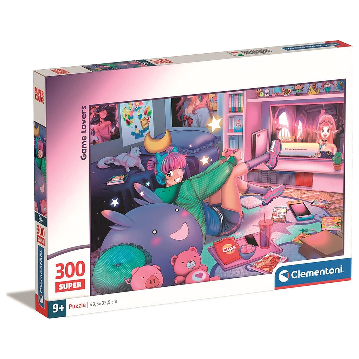 Game Lovers puzzle 300 de piese Clementoni poza produsului