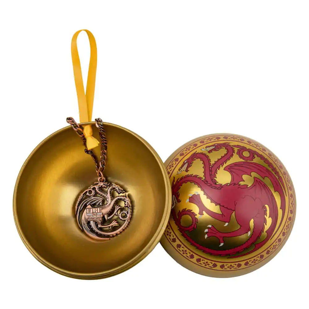 Ornament de brad Game of Thrones cu colier Targaryen poza produsului