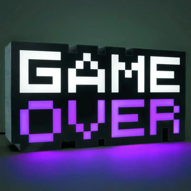 Lampă Game Over 8-BIT 30 cm poza produsului