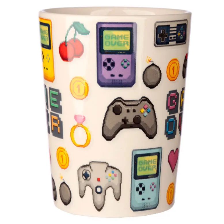 Game Over Joystick Pixel shaped handle mug poza produsului