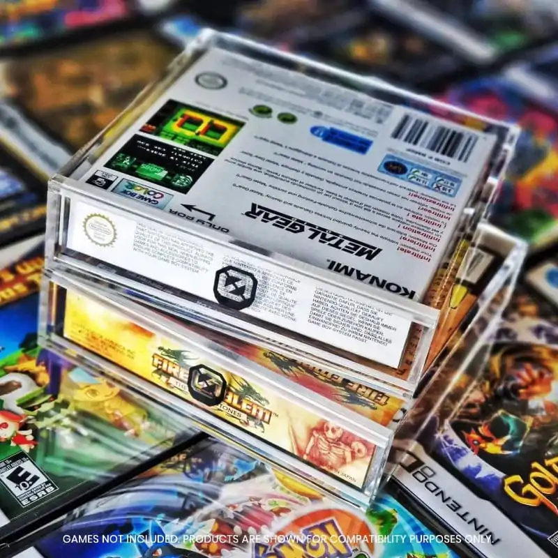 Set de 2 cutii acrilice pentru jocuri Gameboy/Gameboy Advance poza produsului