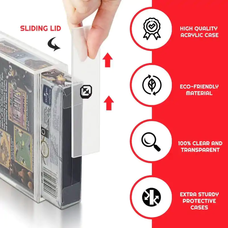 Set de 2 cutii acrilice pentru jocuri Gameboy/Gameboy Advance poza produsului