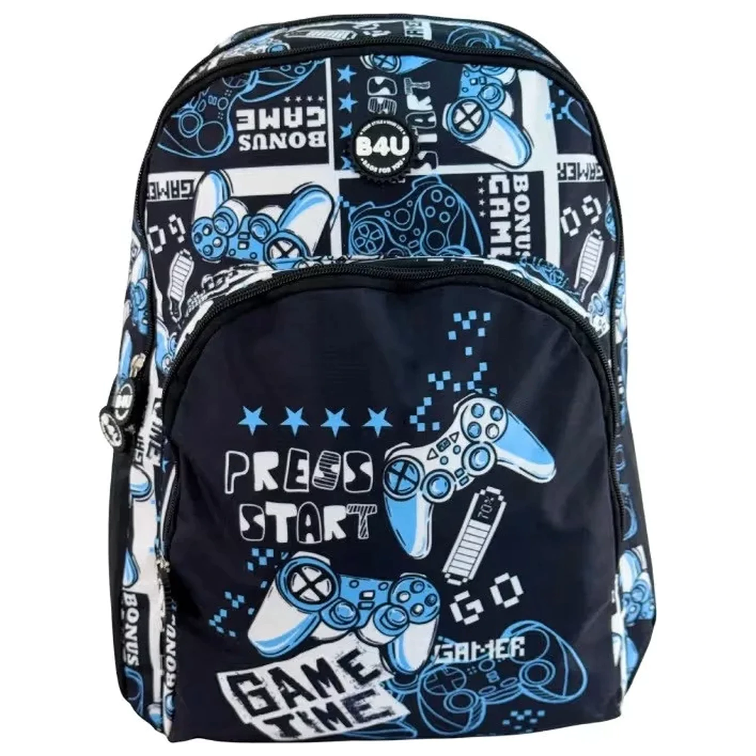Gamer Press Start Ghiozdan de scoala, Geanta 44 cm poza produsului