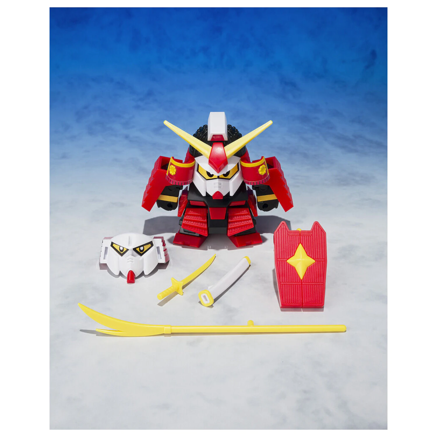 Ganso SD Gundam World Musha Gundam figura 8cm poza produsului