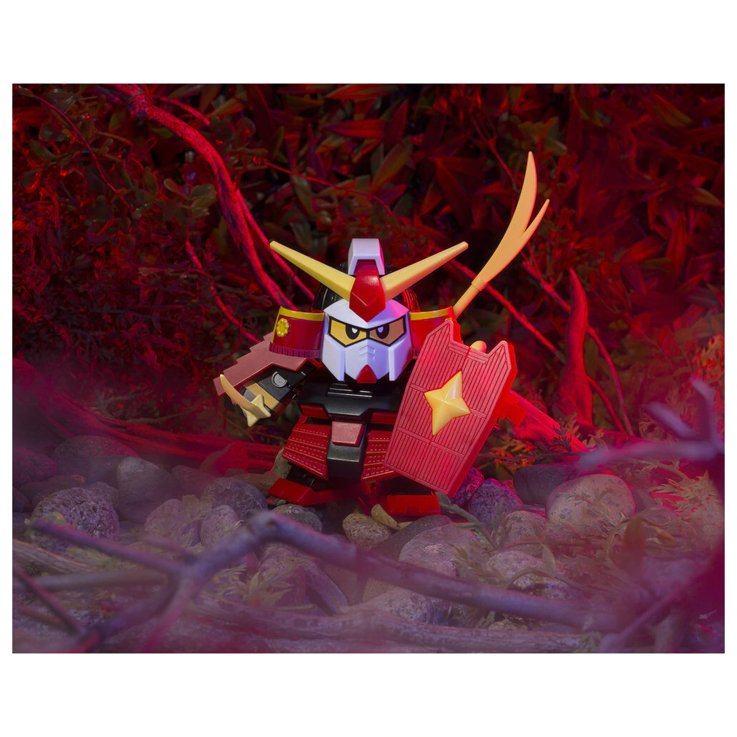 Ganso SD Gundam World Musha Gundam figura 8cm poza produsului