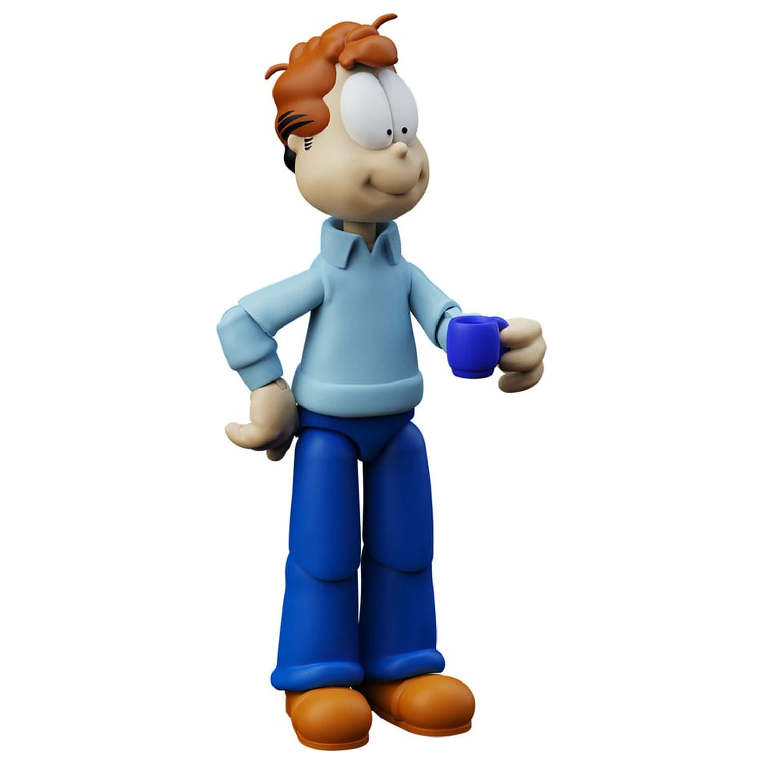 Garfield Action Figure Jon Arbuckle Deluxe Edition 19 cm poza produsului