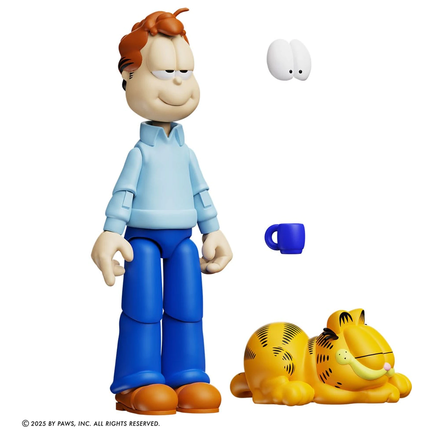 Garfield Action Figure Jon Arbuckle Deluxe Edition 19 cm poza produsului