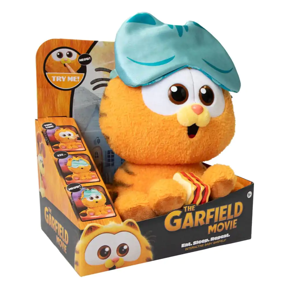 Figurină de pluș Garfield cu Sunet Baby Garfield 31 cm poza produsului