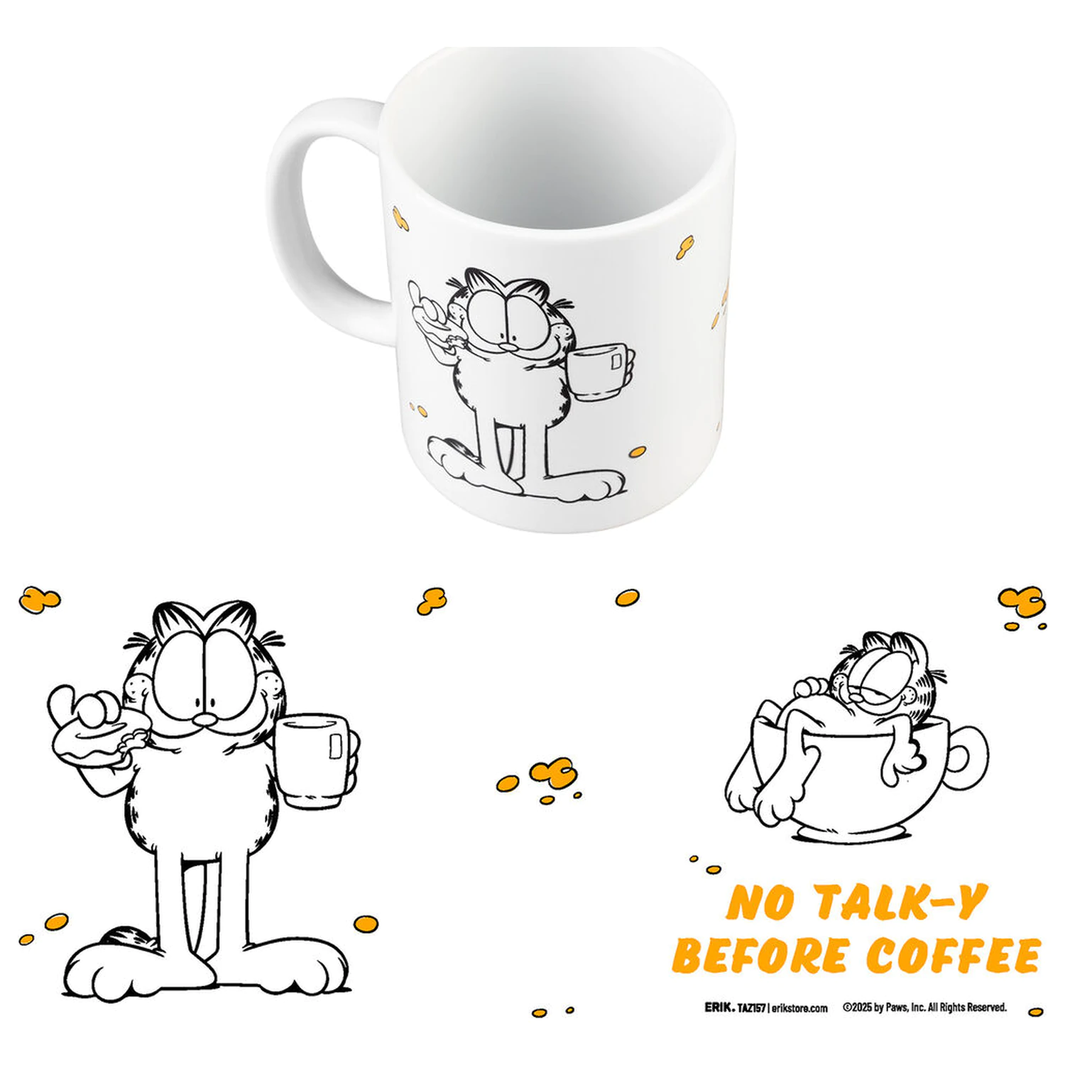 Garfield cana 350ml poza produsului