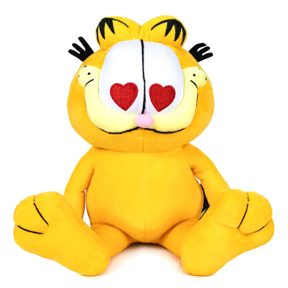 Garfield cute emoji Heart Eyes jucărie de pluș 30cm poza produsului