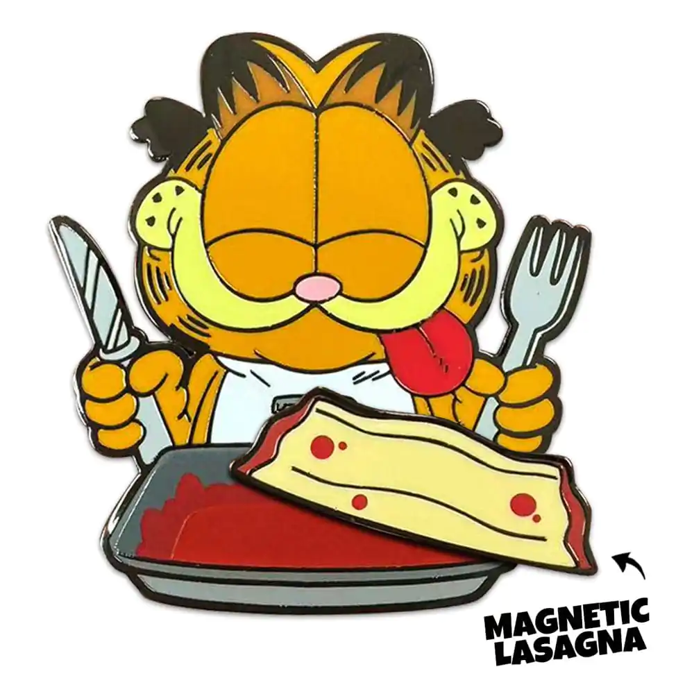 Garfield Pin Badge Disco Garfield Lasagna Dinner 5 cm poza produsului
