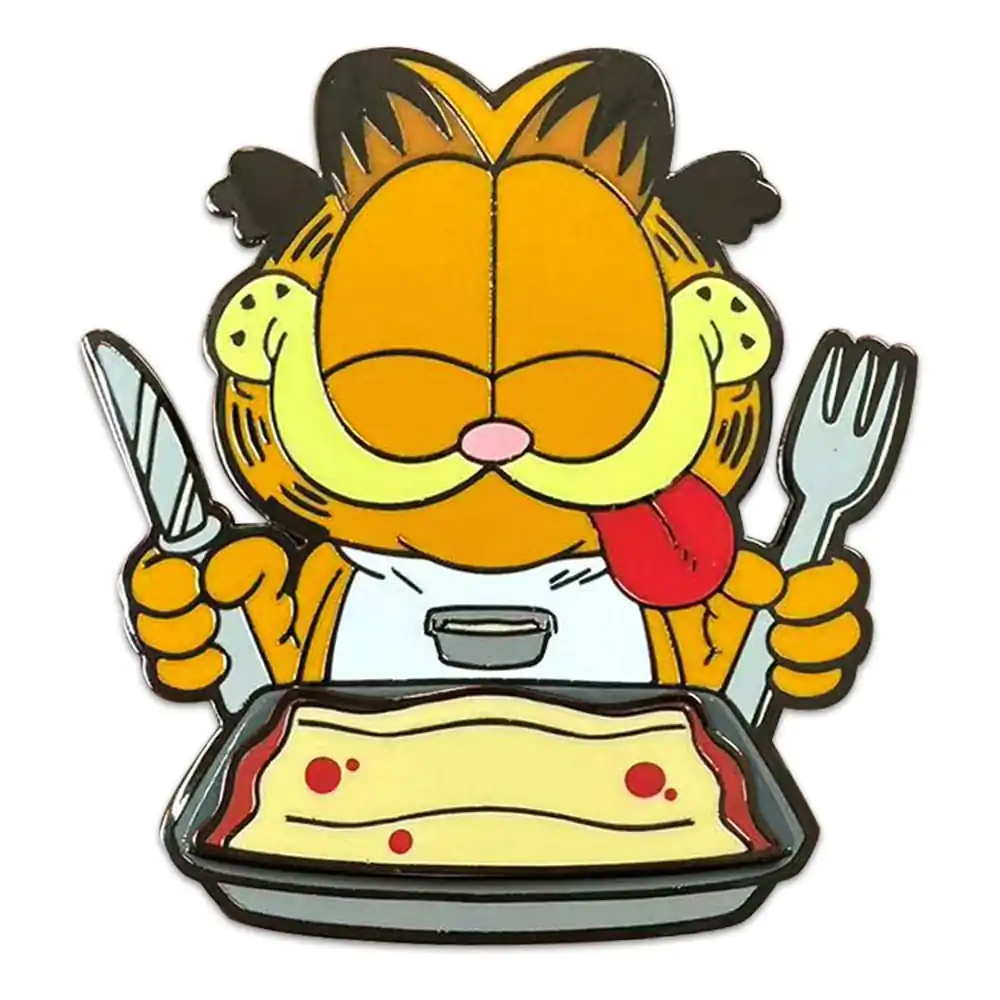 Garfield Pin Badge Disco Garfield Lasagna Dinner 5 cm poza produsului
