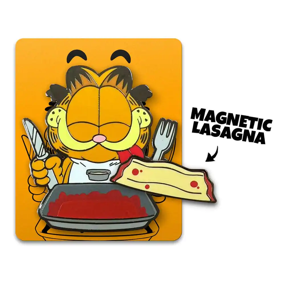 Garfield Pin Badge Disco Garfield Lasagna Dinner 5 cm poza produsului