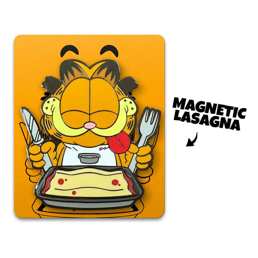 Garfield Pin Badge Disco Garfield Lasagna Dinner 5 cm poza produsului
