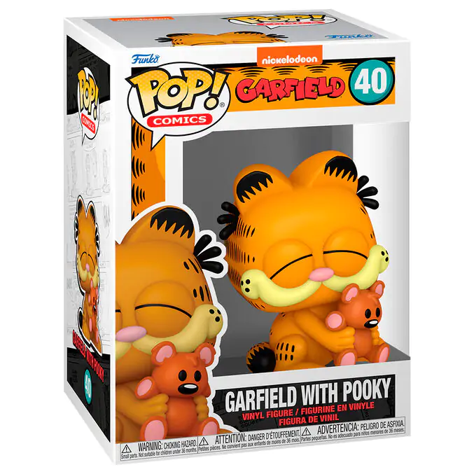 Garfield Funko POP! Comics Figurina Vinyl Garfield cu Pooky 9 cm poza produsului