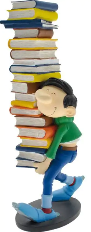 Statuie Gaston Gaston Holding a Pile of Books 26 cm poza produsului