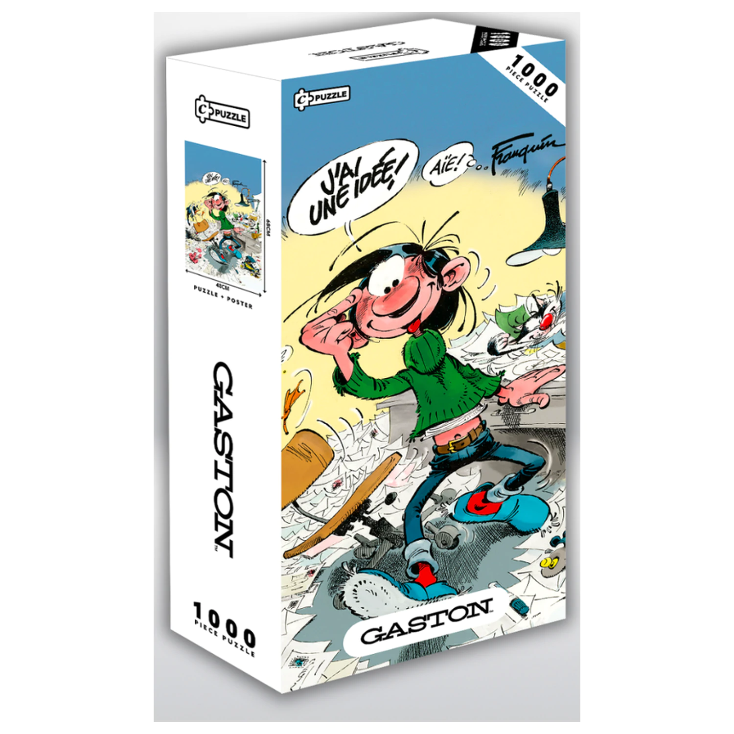 Gaston Lagaffe - J'ai une idee Poster + Puzzle 1000 piese poza produsului