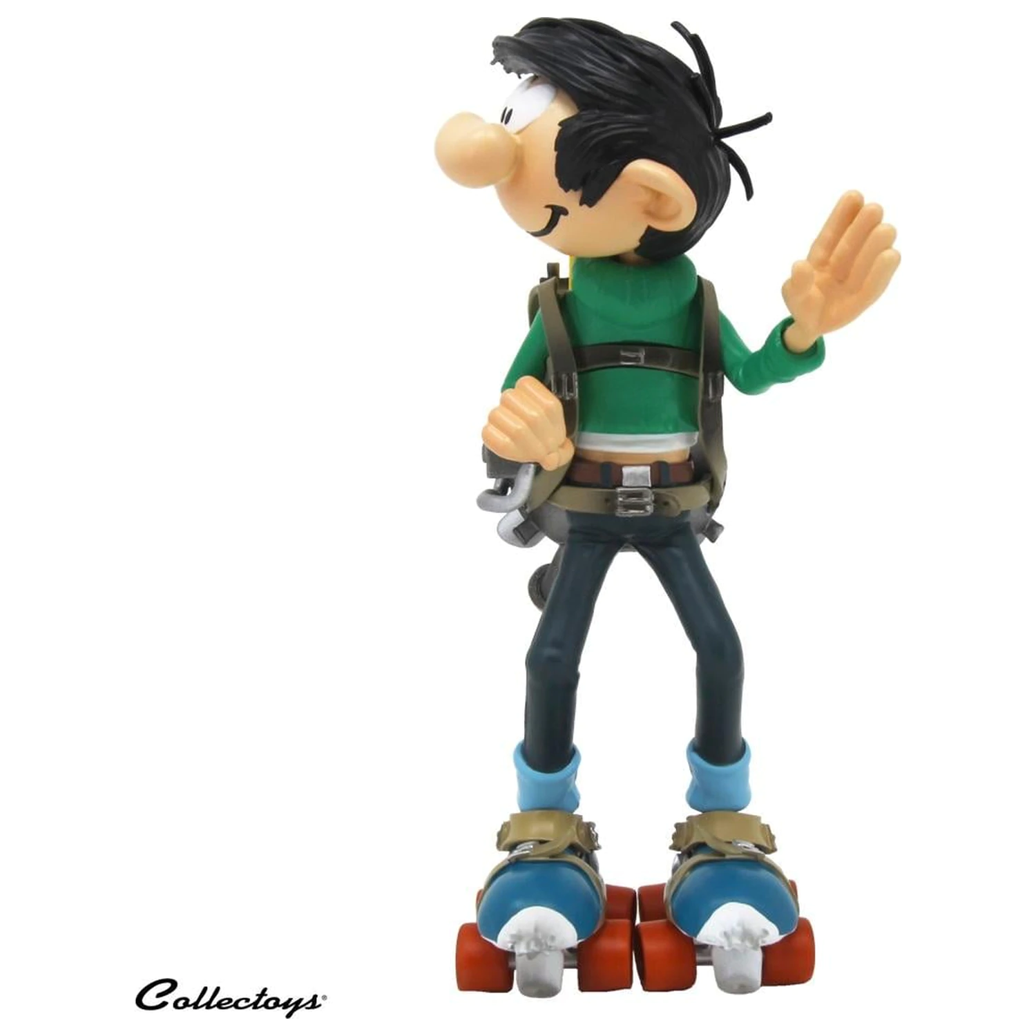 Statuie Gaston Lagaffe Motor on roller skates 18 cm poza produsului