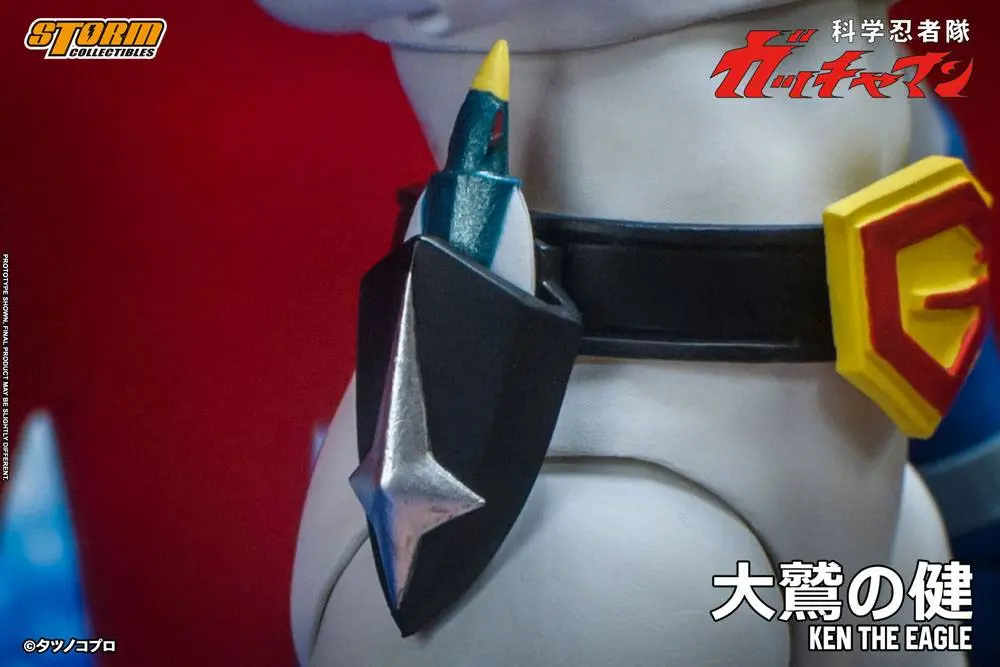 Figurină de acțiune Gatchaman 1/12 Ken the Eagle 18 cm poza produsului