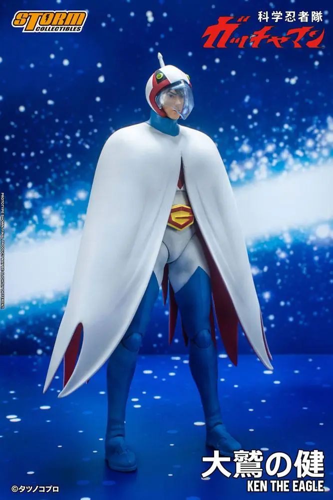 Figurină de acțiune Gatchaman 1/12 Ken the Eagle 18 cm poza produsului