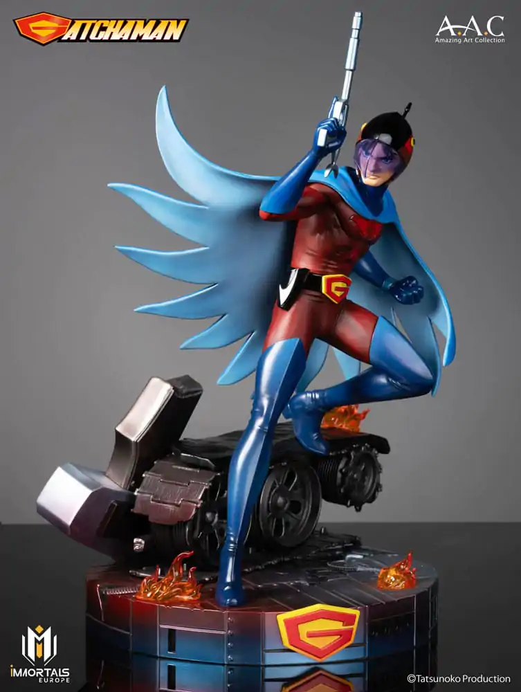 Statuie Gatchaman Amazing Art Collection Joe the Condor, Expert in Shooting 34 cm poza produsului