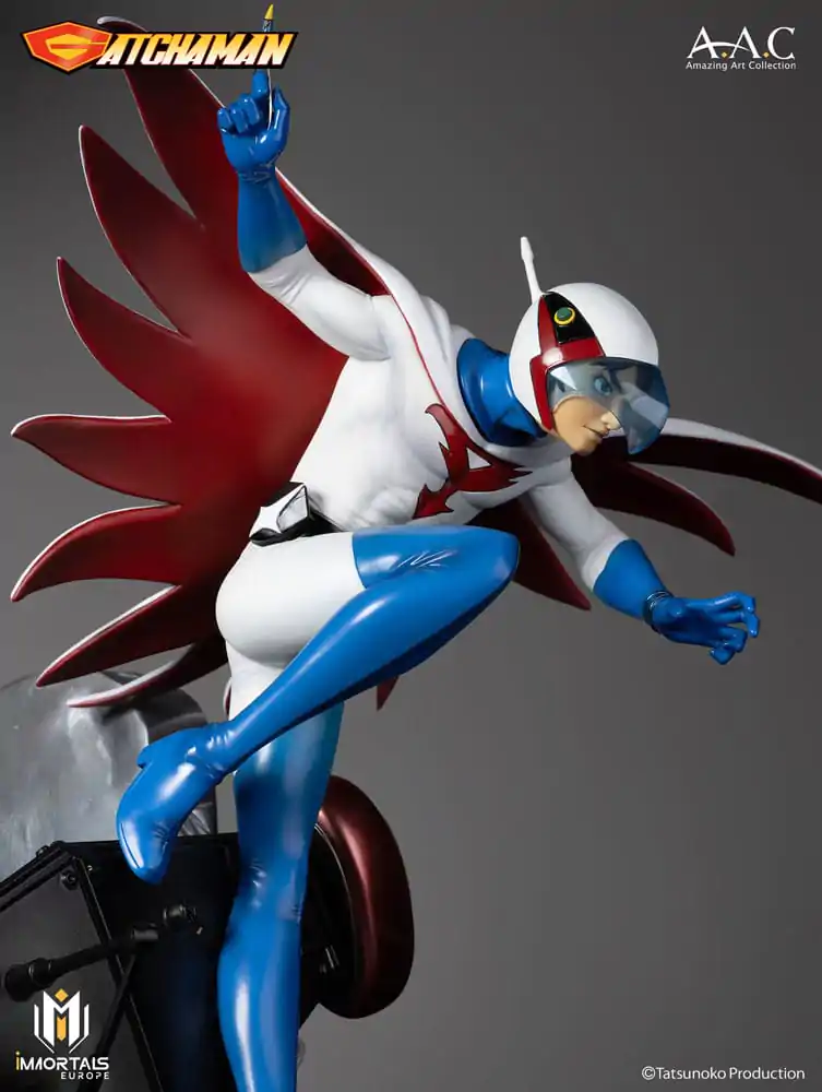 Gatchaman Amazing Art Collection Statuie Ken the Eagle, The Leader of the Science Ninja Team 34 cm poza produsului