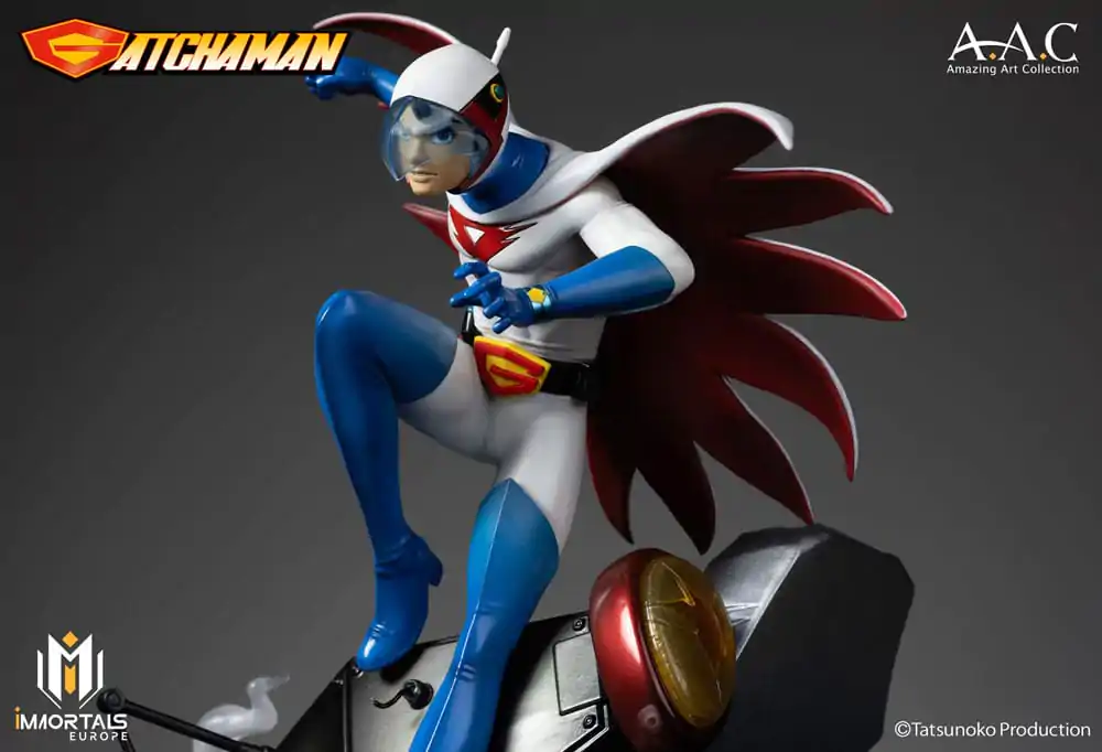 Gatchaman Amazing Art Collection Statuie Ken the Eagle, The Leader of the Science Ninja Team 34 cm poza produsului