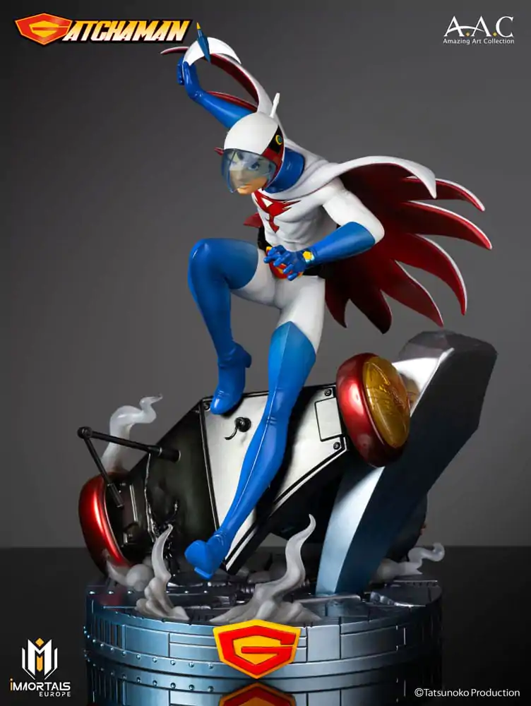Gatchaman Amazing Art Collection Statuie Ken the Eagle, The Leader of the Science Ninja Team 34 cm poza produsului