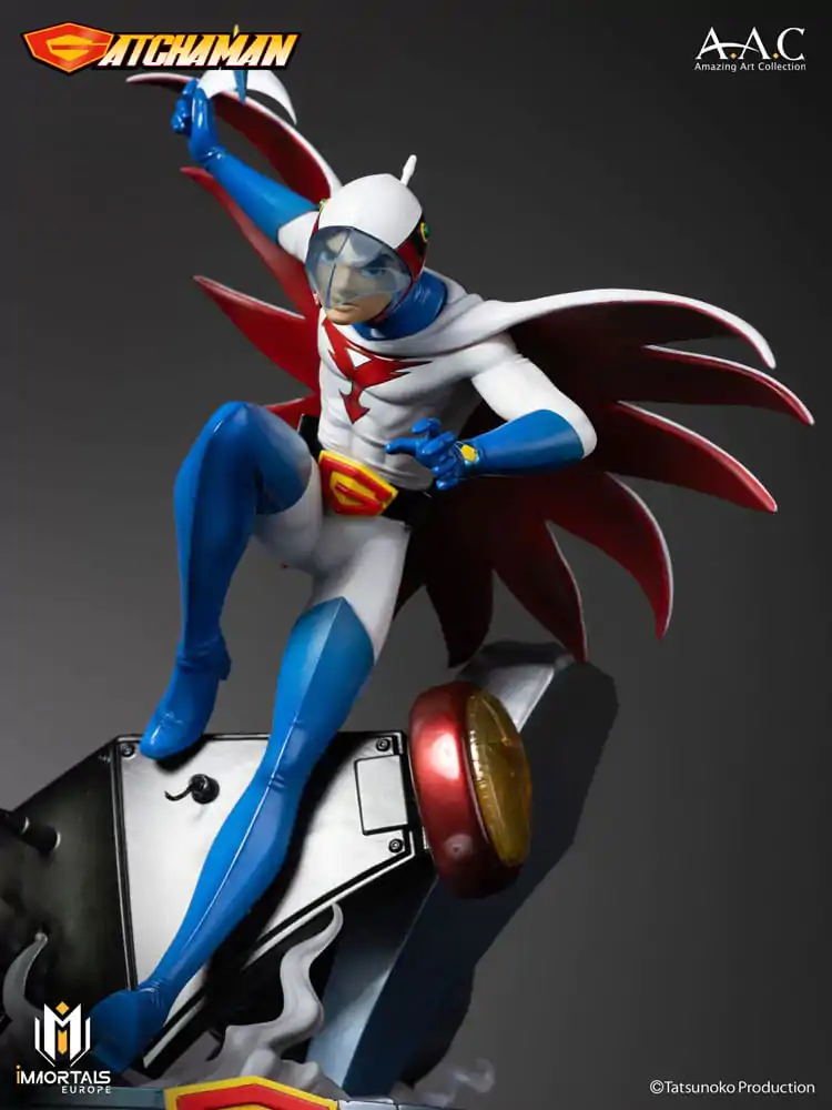 Gatchaman Amazing Art Collection Statuie Ken the Eagle, The Leader of the Science Ninja Team 34 cm poza produsului