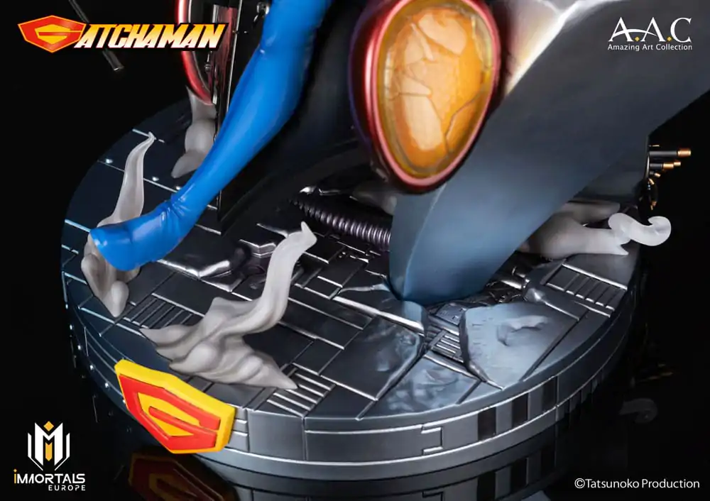 Gatchaman Amazing Art Collection Statuie Ken the Eagle, The Leader of the Science Ninja Team 34 cm poza produsului