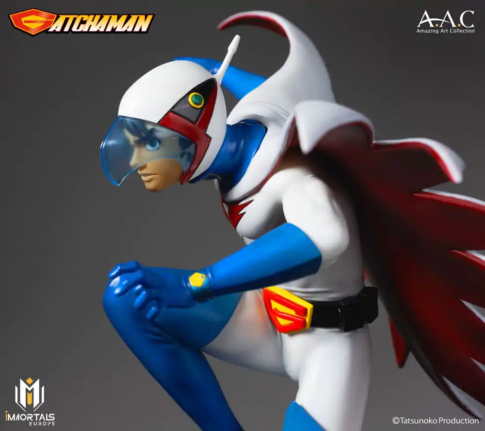 Gatchaman Amazing Art Collection Statuie Ken the Eagle, The Leader of the Science Ninja Team 34 cm poza produsului