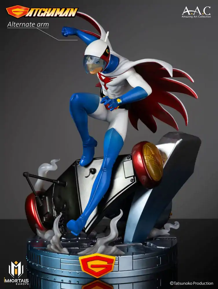 Gatchaman Amazing Art Collection Statuie Ken the Eagle, The Leader of the Science Ninja Team 34 cm poza produsului