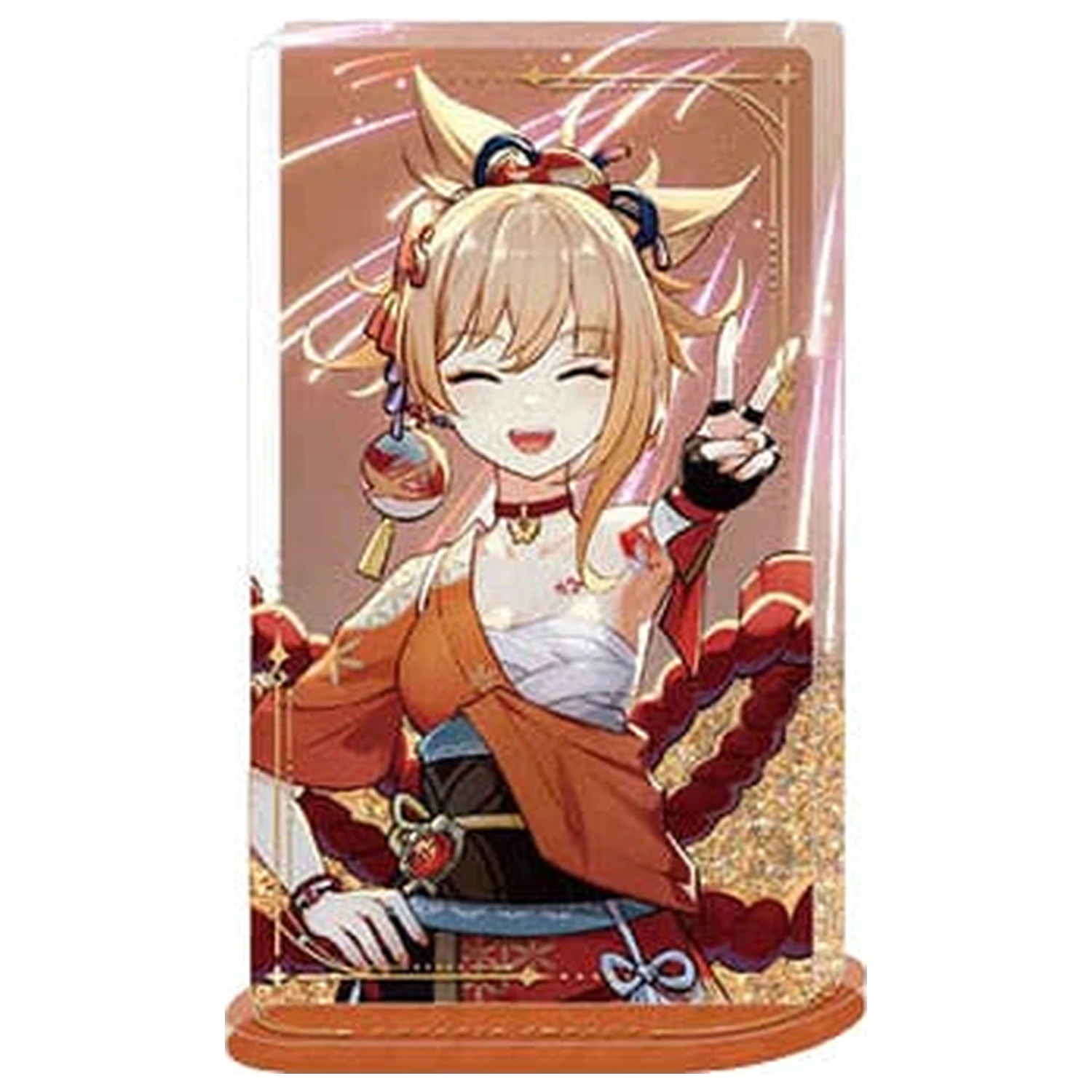 Genshin Impact Acryl Ornament with Glitter: Yoimiya 11 cm poza produsului
