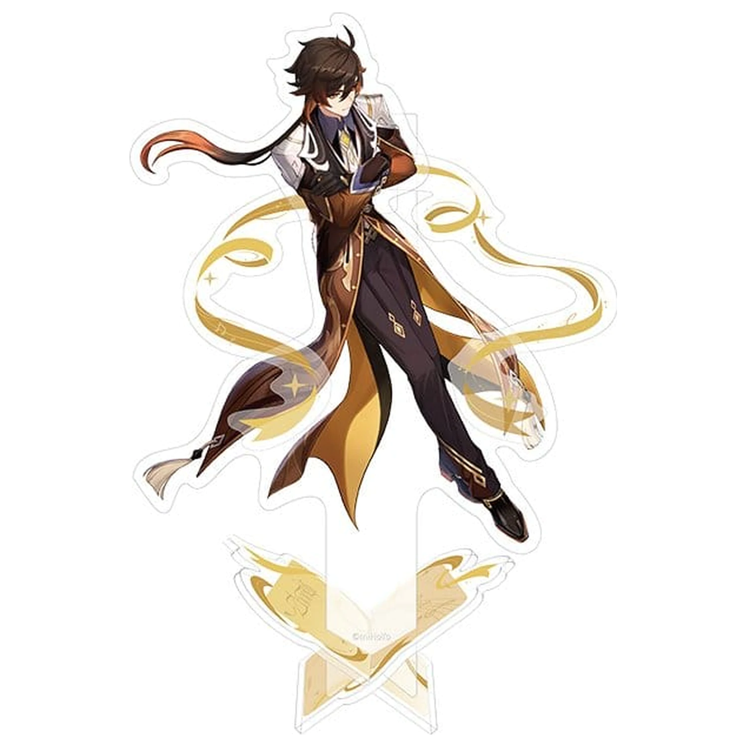 Genshin Impact Anniversary Celebration Series Standee acrilic Zhongli 6th Anniversary 11 cm poza produsului