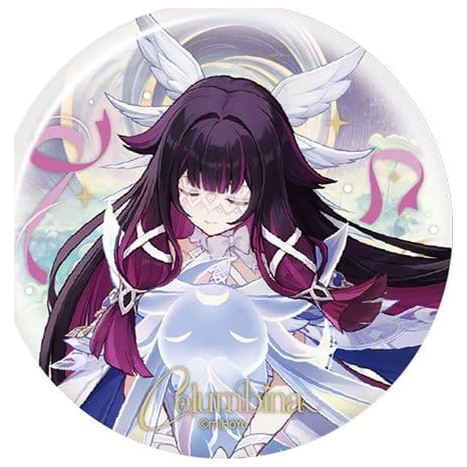 Genshin Impact Anniversary Celebration Series Pin ecuson Columbina 6th Anniversary 7 cm poza produsului