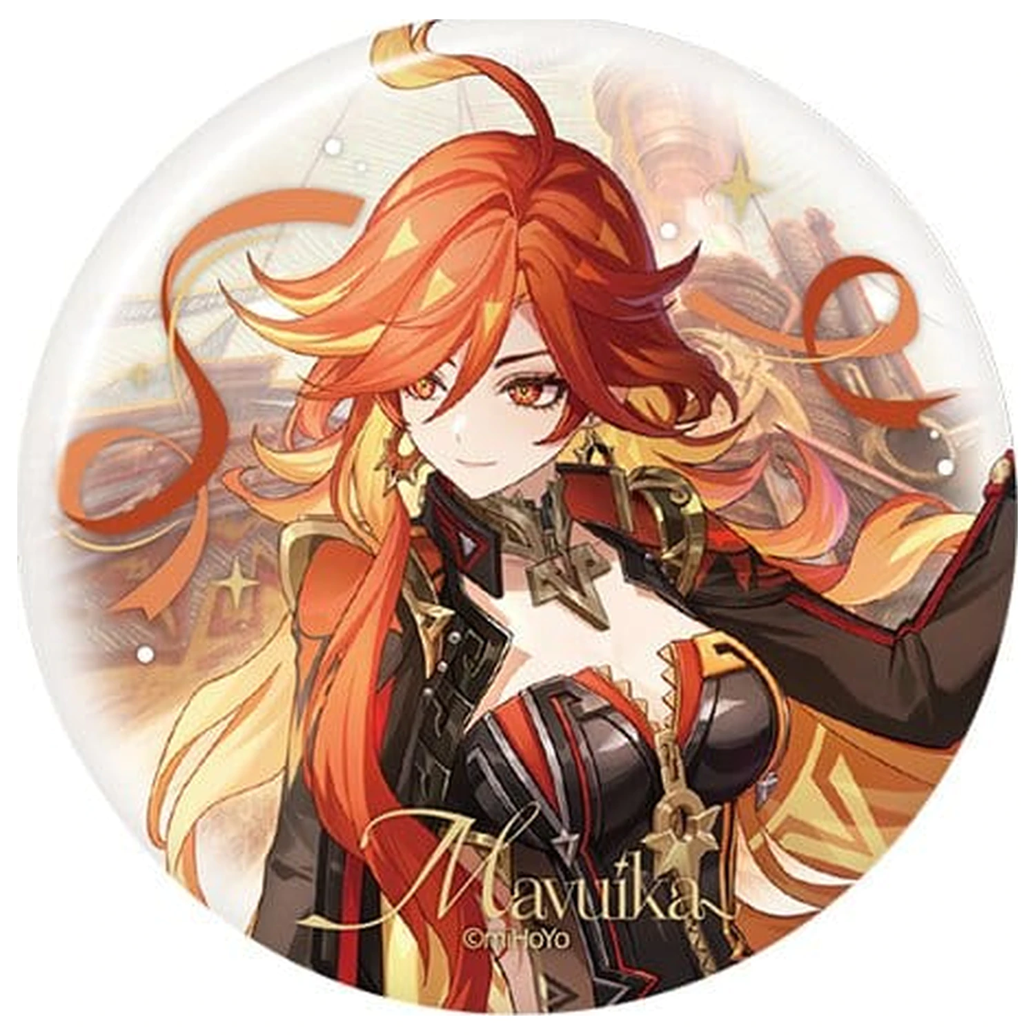 Genshin Impact Anniversary Celebration Series Pin insigna Mavuika A 6-a aniversare 7 cm poza produsului