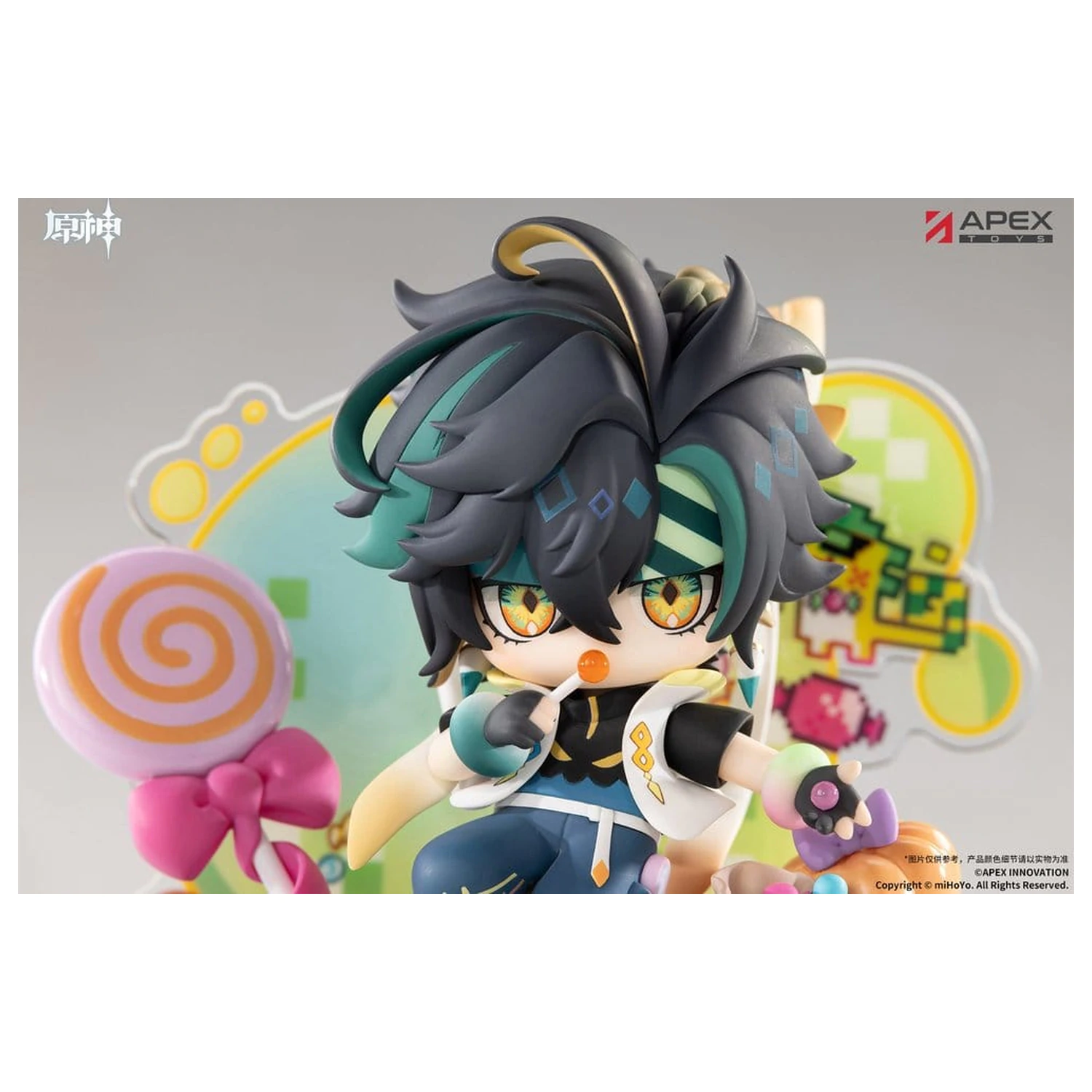 Genshin Impact Chibi Chara figurina PVC You Ye Qi Xiang Series Kinich 11 cm poza produsului