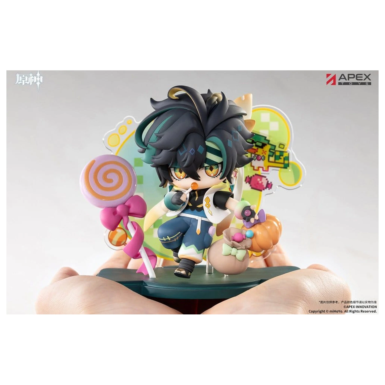 Genshin Impact Chibi Chara figurina PVC You Ye Qi Xiang Series Kinich 11 cm poza produsului