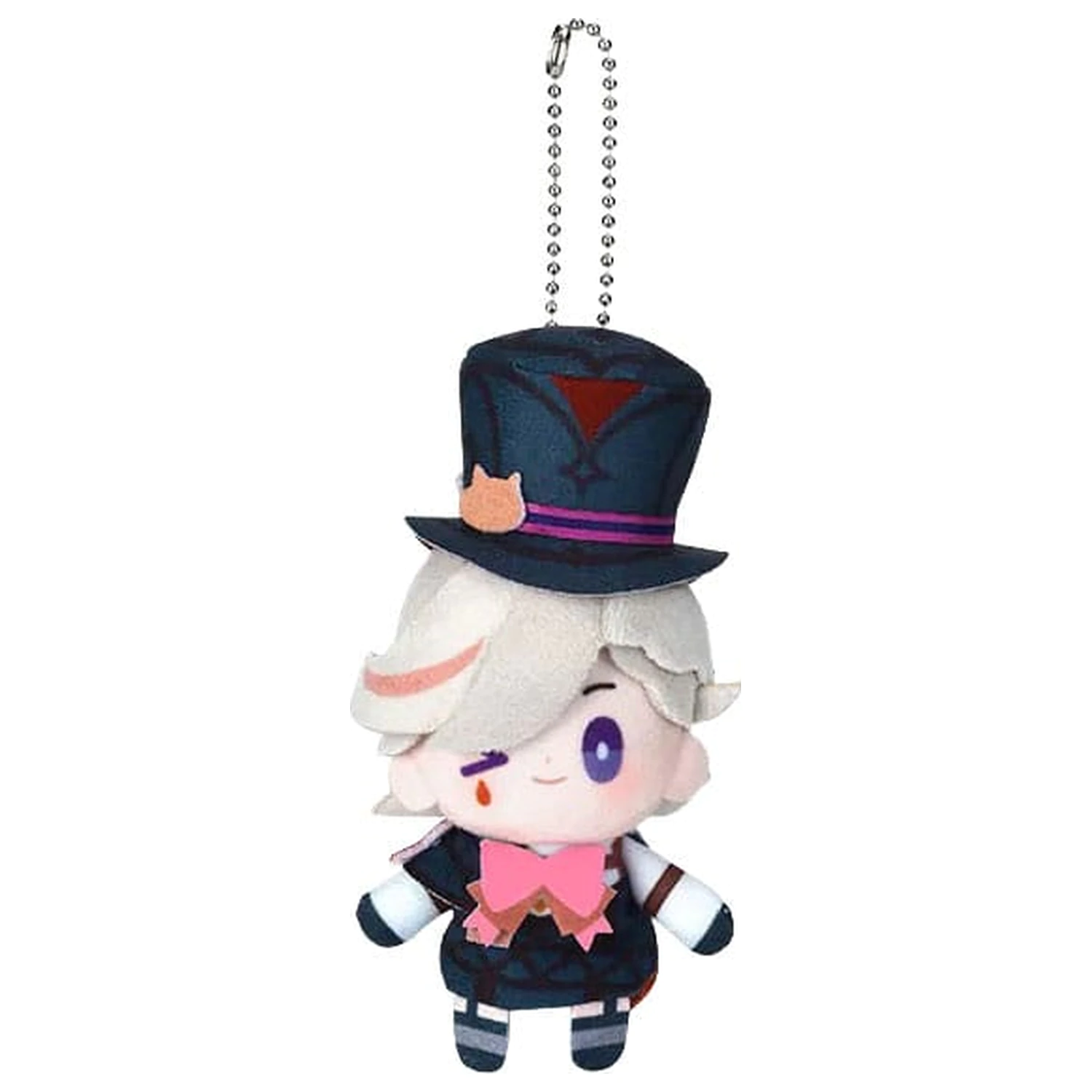 Genshin Impact Finger Puppet Series Breloc de pluș Lyney 12 cm poza produsului