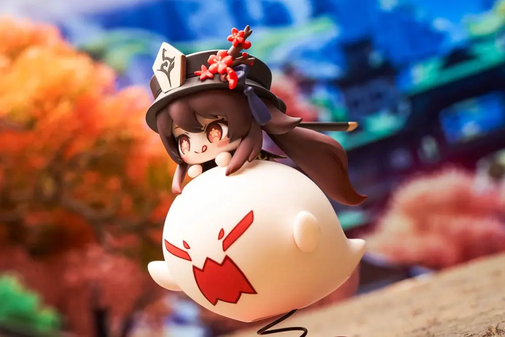 Statuie PVC Genshin Impact Hu Tao Chibi Chara Yurayura Stand Ver. (re-run) 10 cm poza produsului