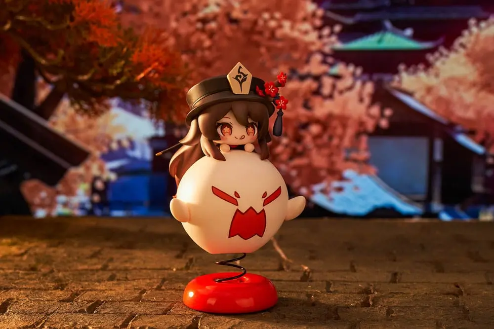 Statuie PVC Genshin Impact Hu Tao Chibi Chara Yurayura Stand Ver. (re-run) 10 cm poza produsului