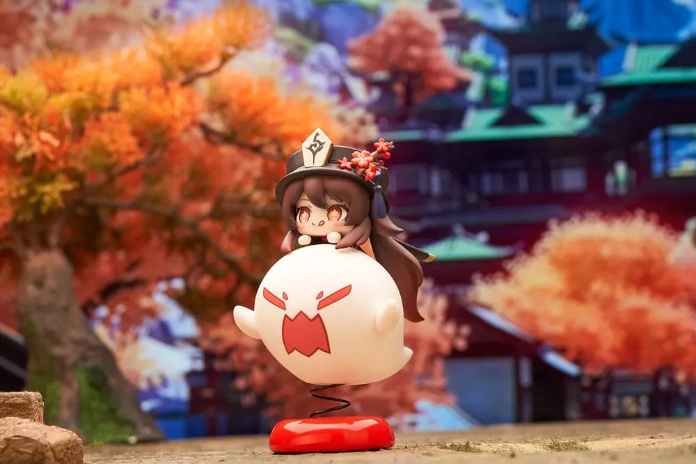 Statuie PVC Genshin Impact Hu Tao Chibi Chara Yurayura Stand Ver. (re-run) 10 cm poza produsului