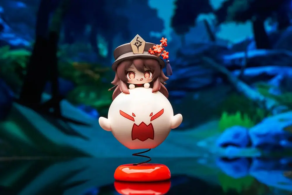 Statuie PVC Genshin Impact Hu Tao Chibi Chara Yurayura Stand Ver. (re-run) 10 cm poza produsului
