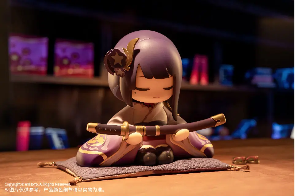 Genshin Impact Statuie PVC Mitake Narukami Nushi no Mikoto Oogosho-sama Zou 10 cm poza produsului