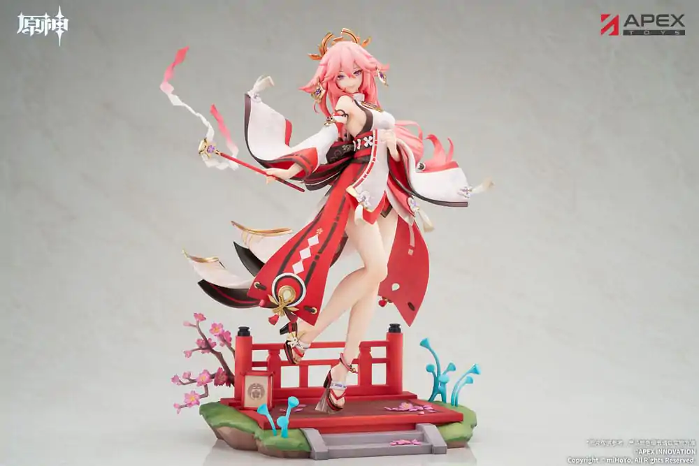 Genshin Impact Statuie PVC 1/7 Yae Miko Astute Amusement Ver. 28 cm poza produsului