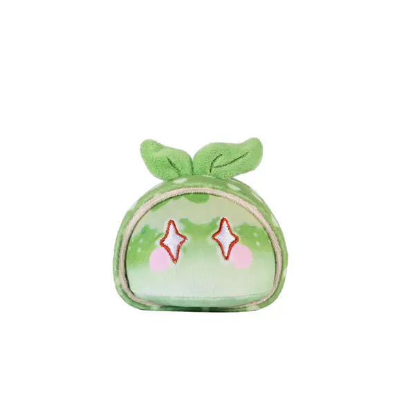 Genshin Impact Slime Dulciuri Petrecere Serie Figurina de pluș Dendro Slime Stil Tort Matcha 7cm poza produsului