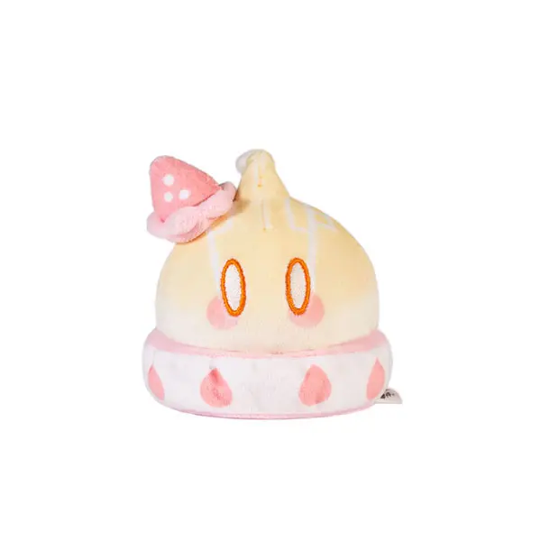 Genshin Impact Slime Sweets Party Series Figurina de pluș Mutant Electro Slime Stil Tort de căpșuni 7cm poza produsului