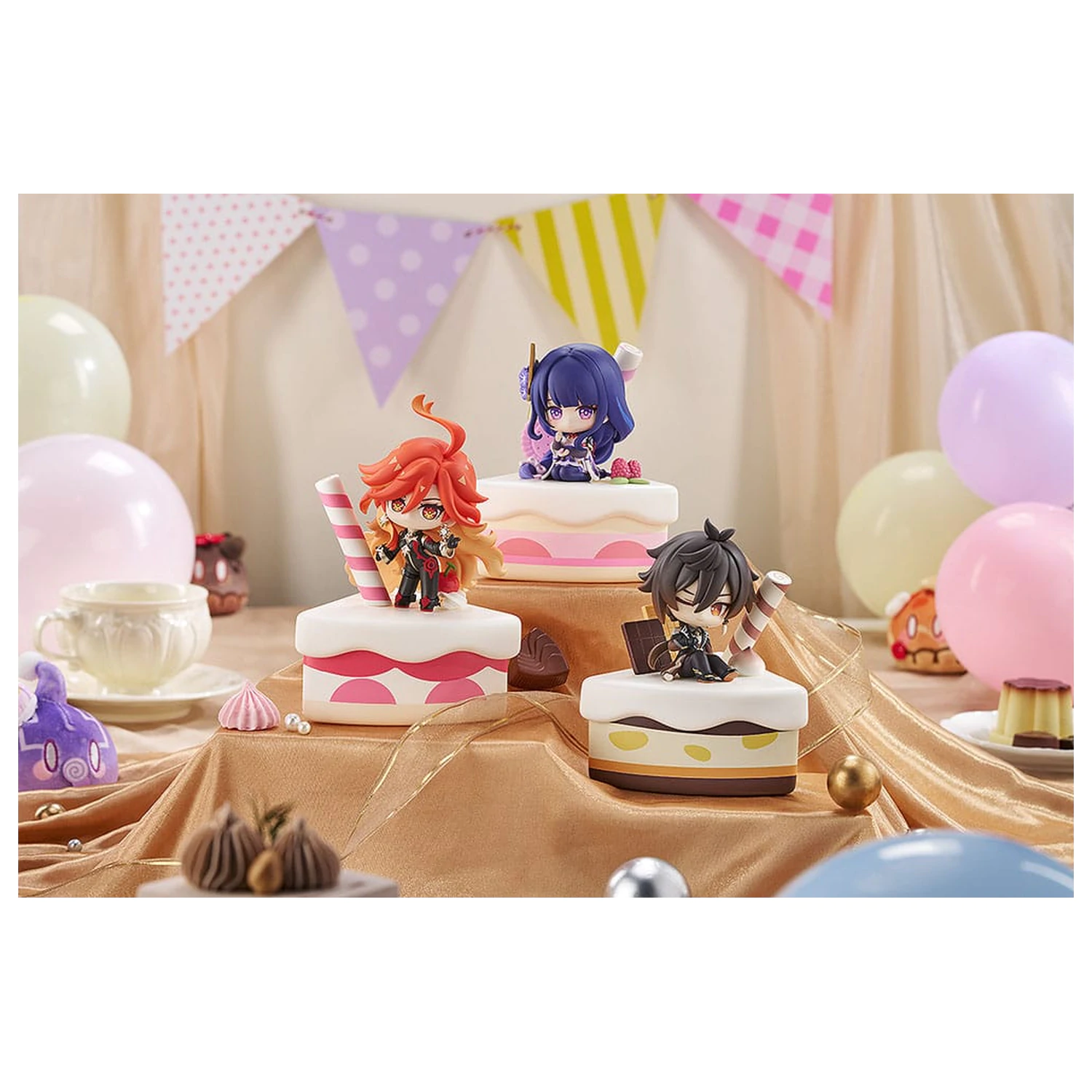 Genshin Impact Wondrous Travels Series Figura Venti Chibi 12 cm poza produsului