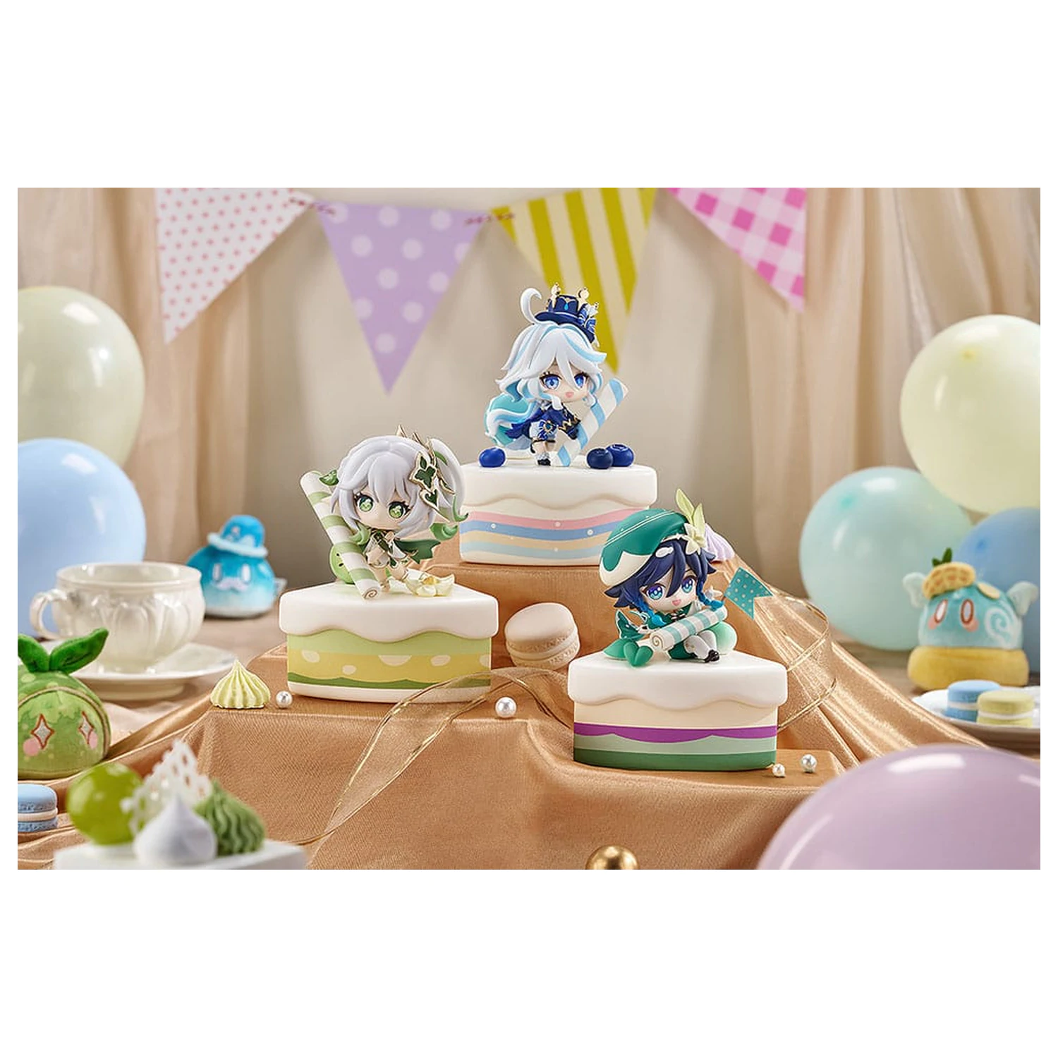 Genshin Impact Wondrous Travels Series Figurina Zhongli Chibi 12 cm poza produsului